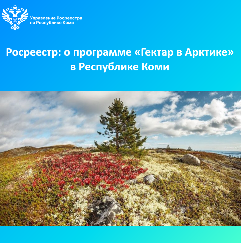 Росреестр: о программе «Гектар в Арктике» в Республике Коми.